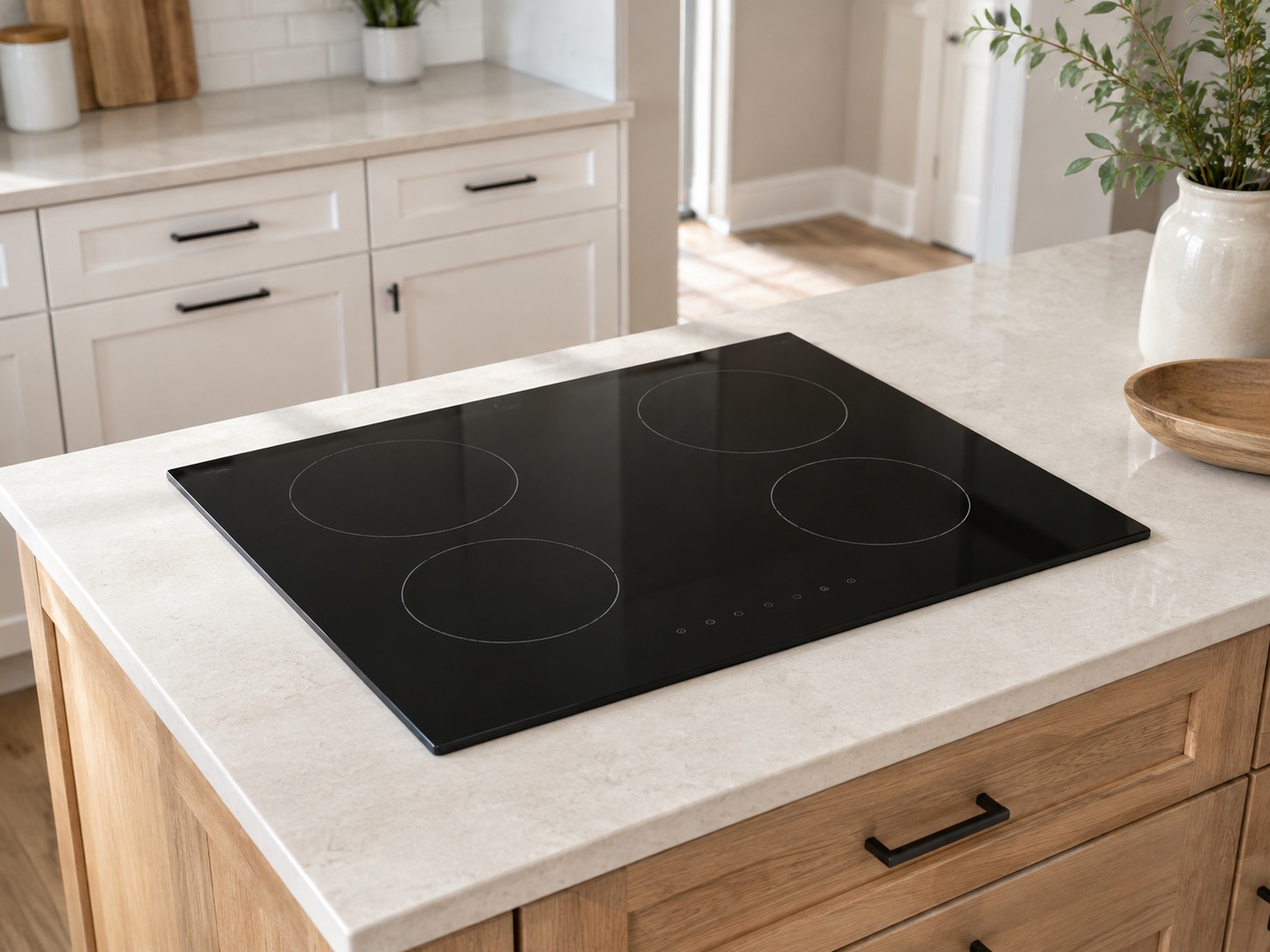 Cooktop in a residential interior